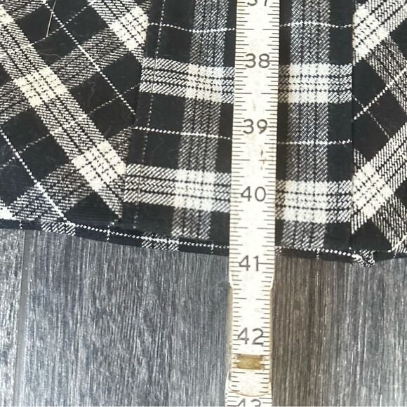 DOLCE & GABBANA classic black and white wool checkered plaid sleeveless pencil - Picture 7 of 10